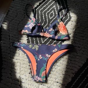 Triangl Swim Floral Set